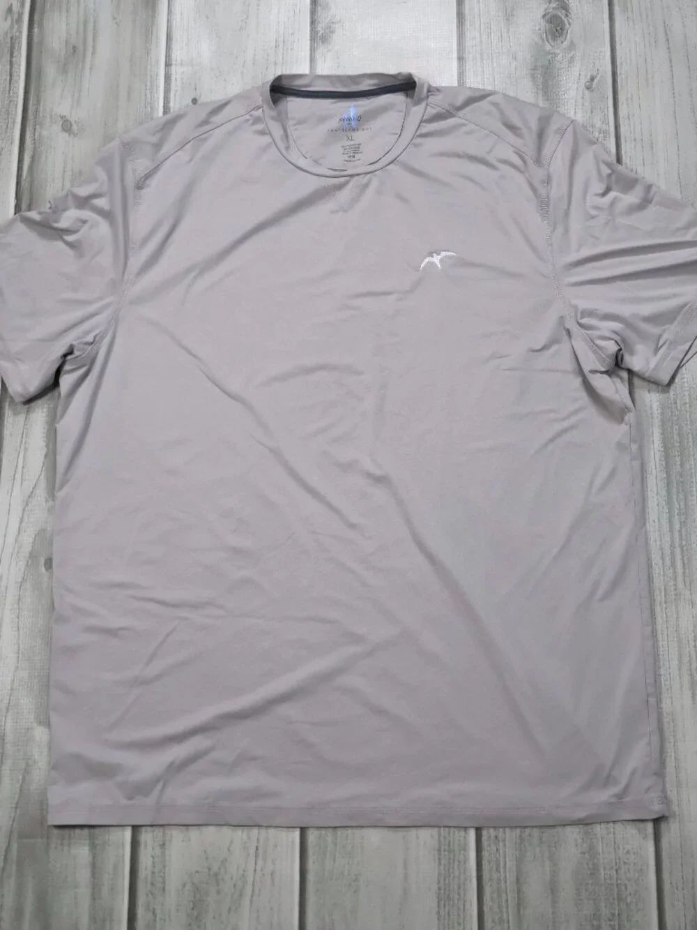 JOHNNIE-O Men's XL Course Gray T Shirt Featherweight Performance Golf Tee